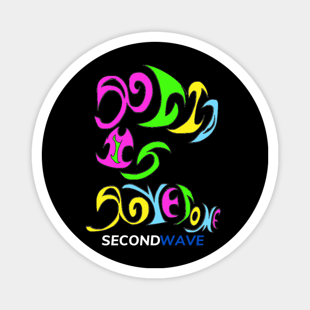 Acid is awesome Magnet by Second Wave Apparel